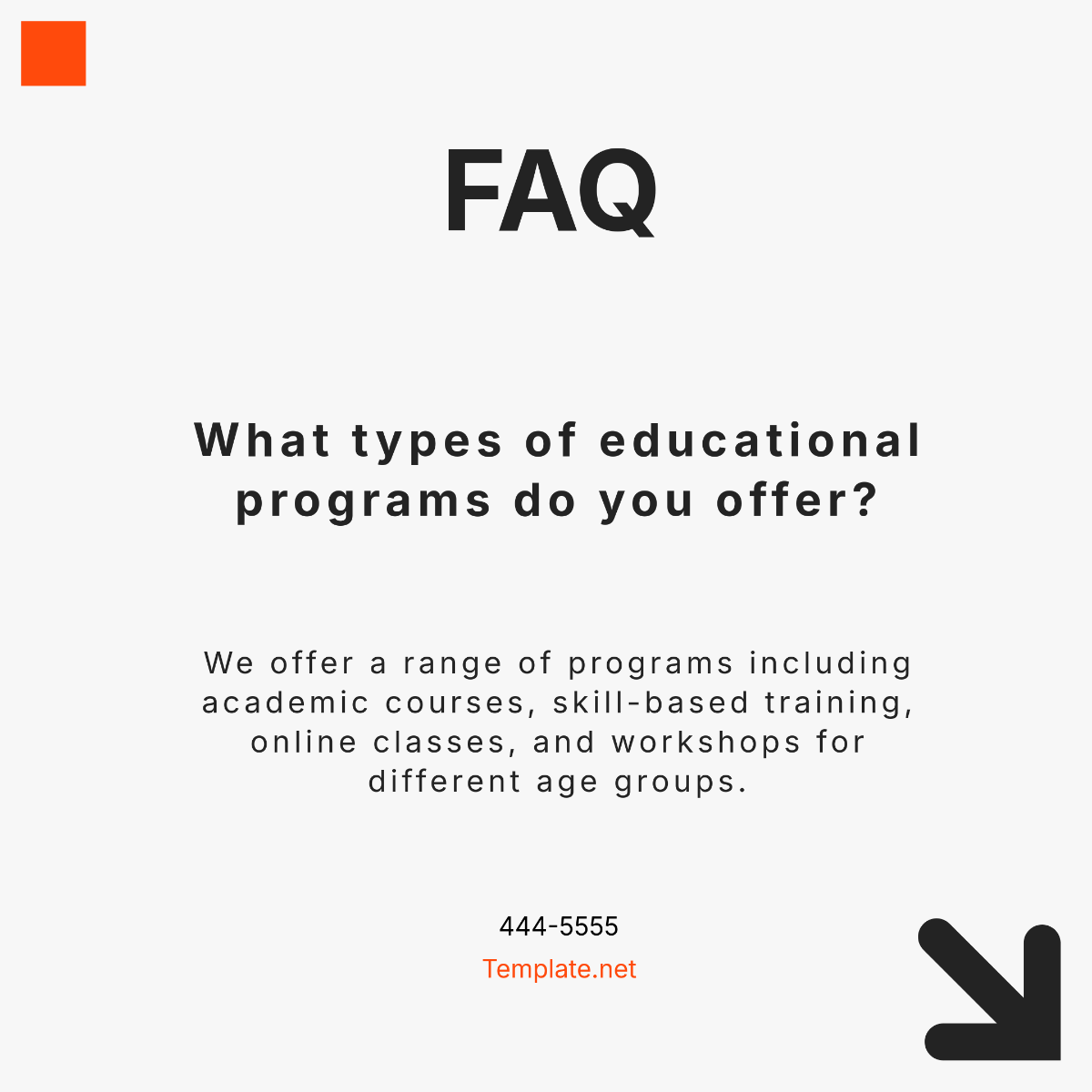 Free University FAQ Template to Edit Online