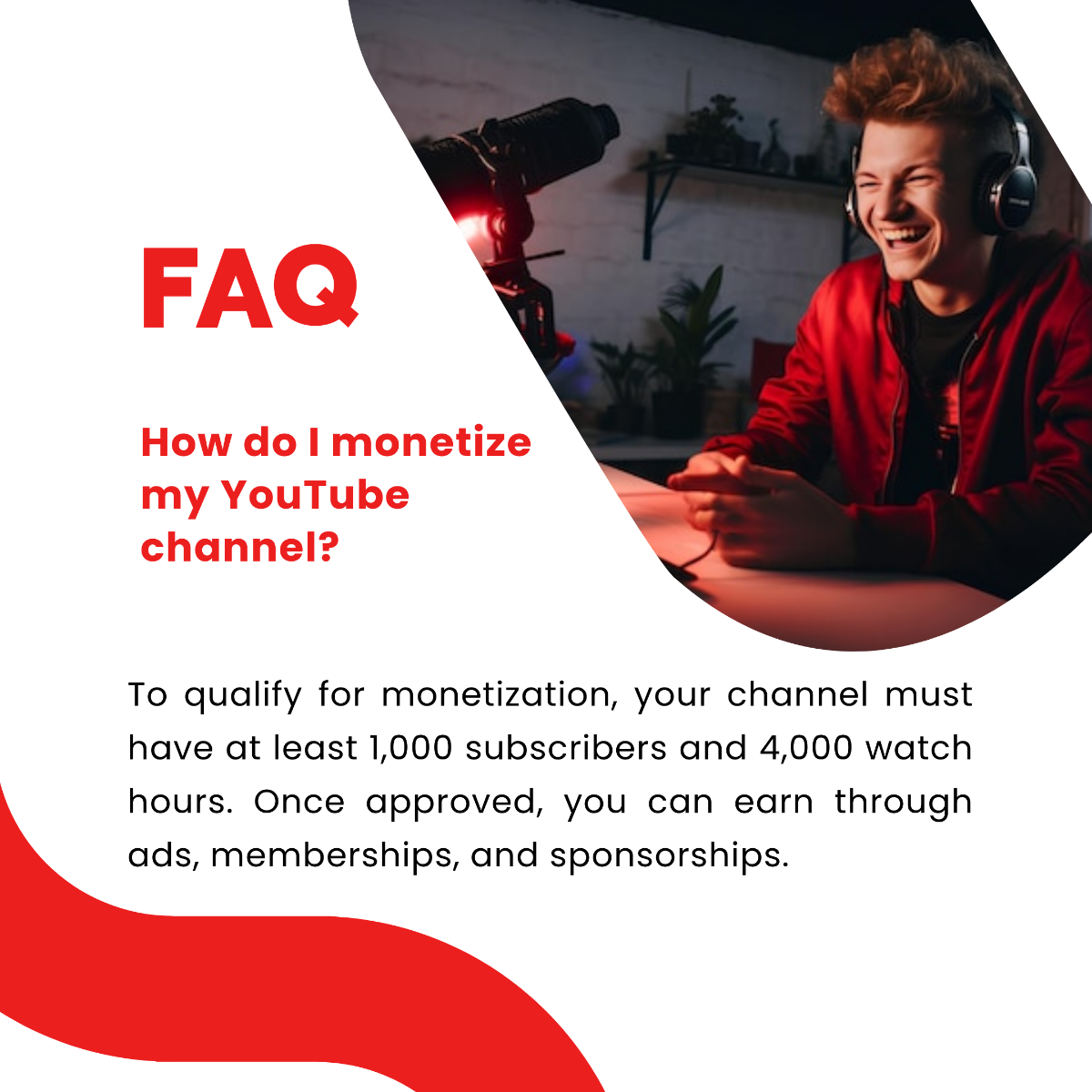 Free YouTube FAQ Template to Edit Online