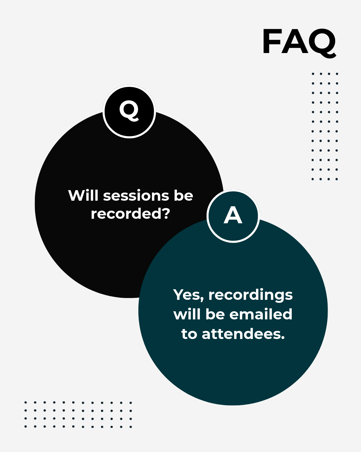 Free Conference FAQ Facebook Template to Edit Online