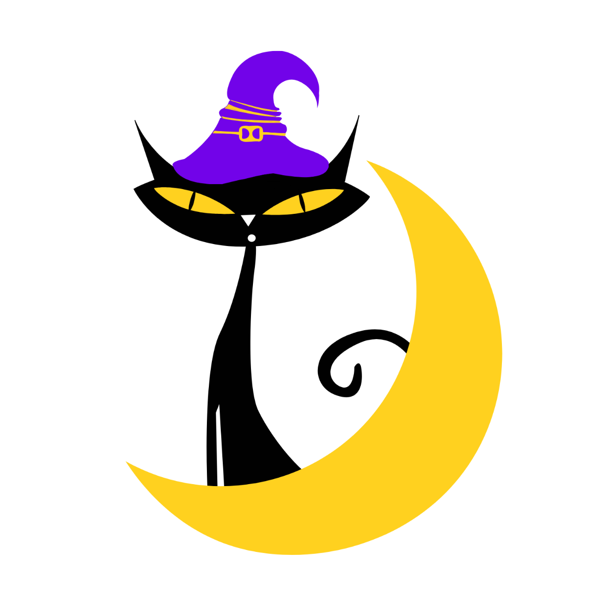 Free Halloween Cat Clipart Template to Edit Online