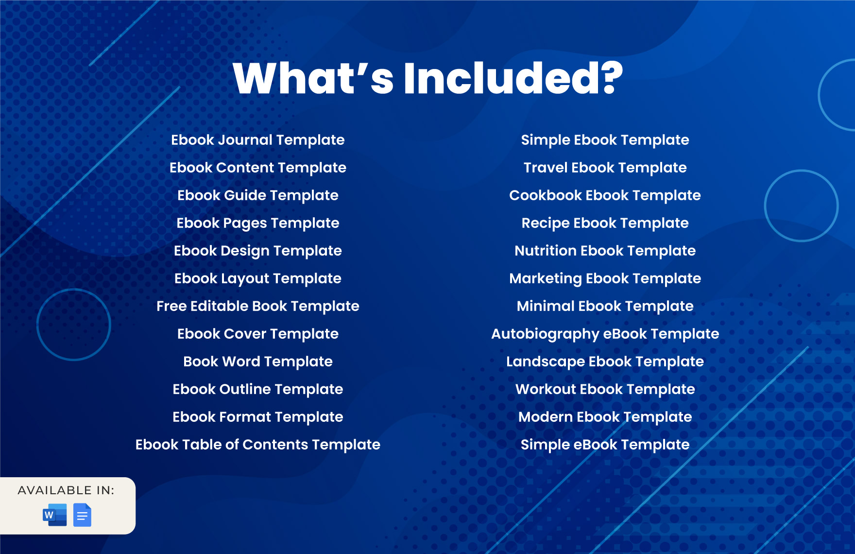 20+ Business eBook Template Bundle