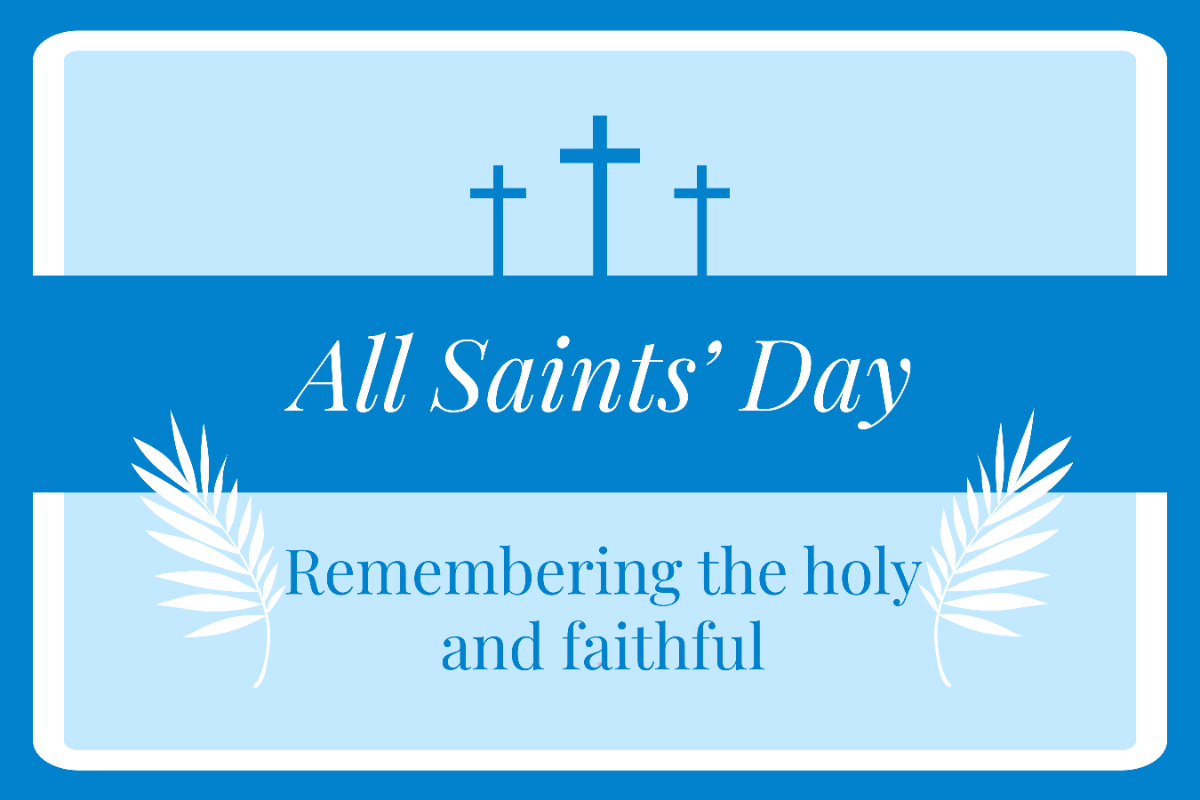 All Saints' Day Sign