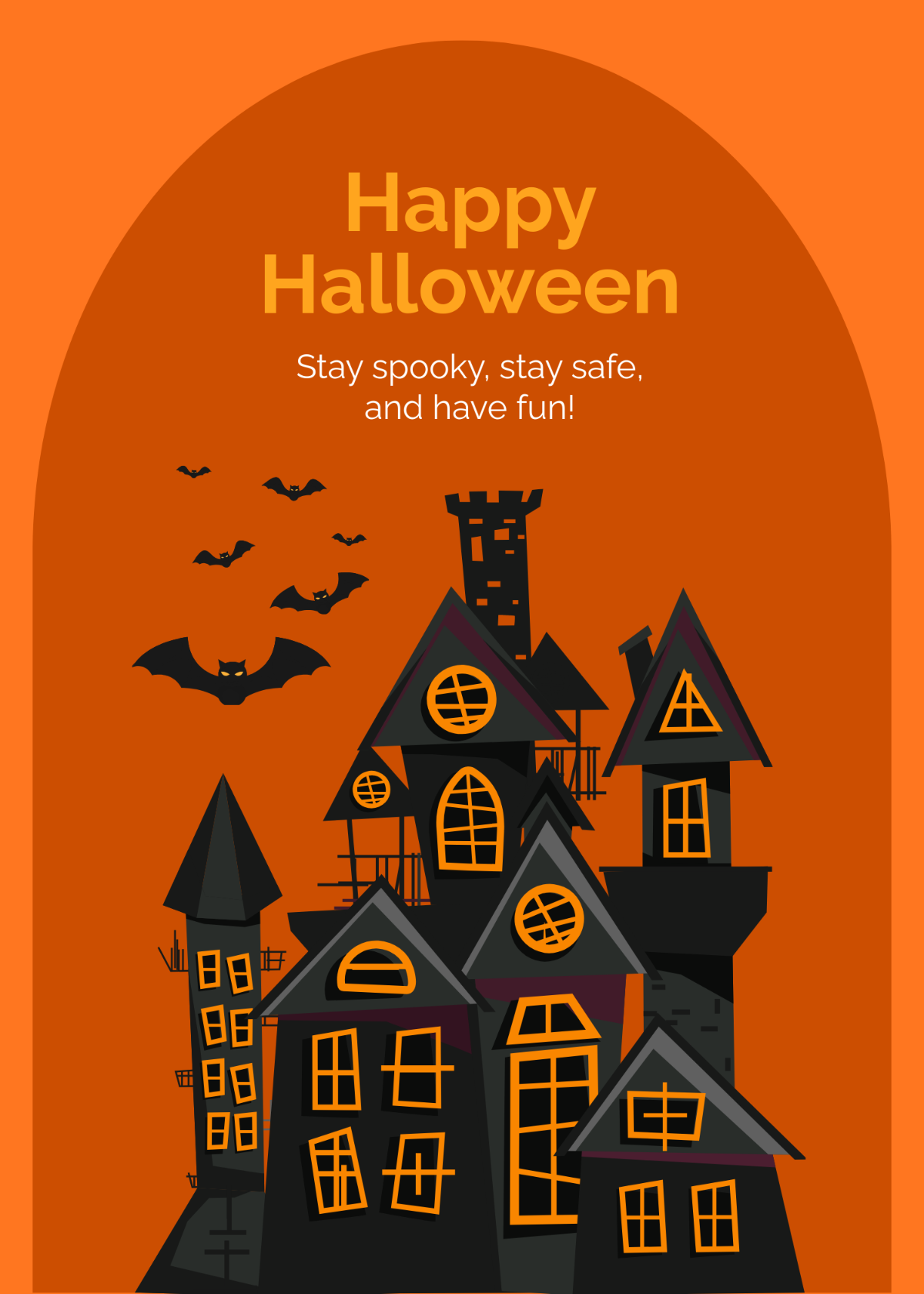 Free Happy Halloween Template to Edit Online