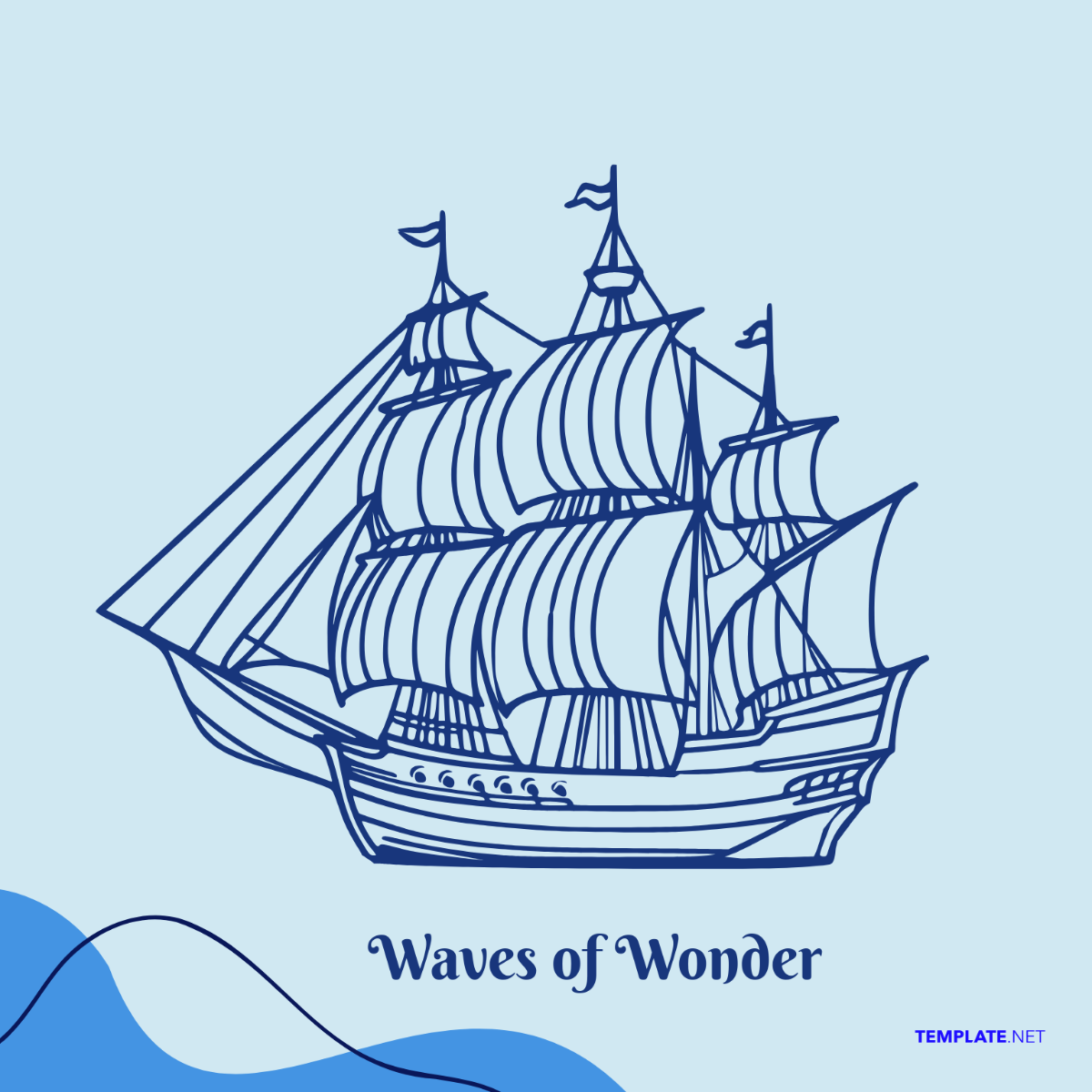 Free Aesthetic Columbus Day Illustration Template to Edit Online