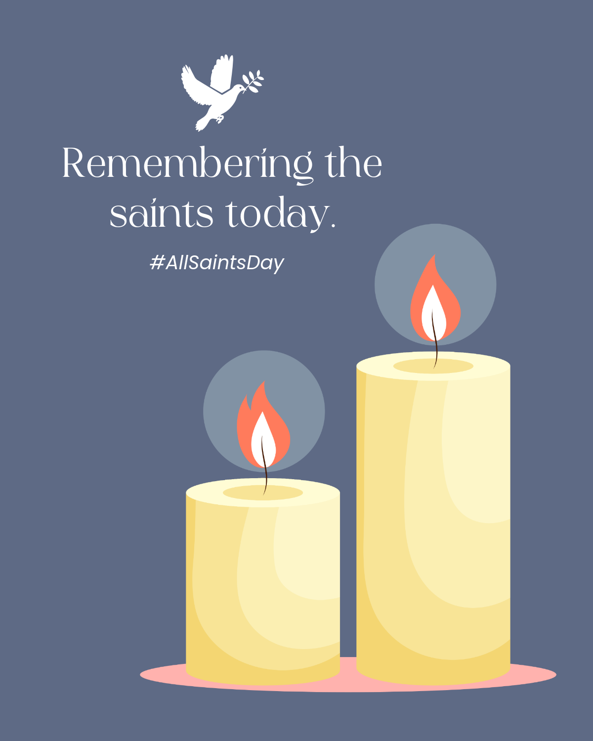 Free All Saints' Day Facebook Post Template to Edit Online