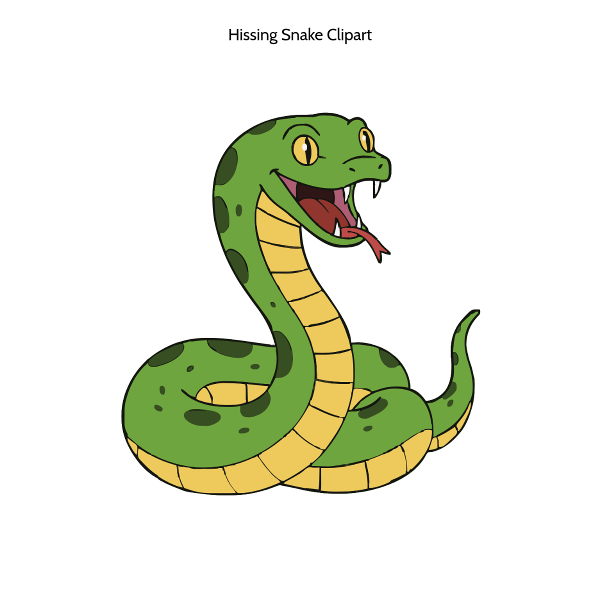 Free Snake Vector Clipart (PNG, SVG) to Edit Online