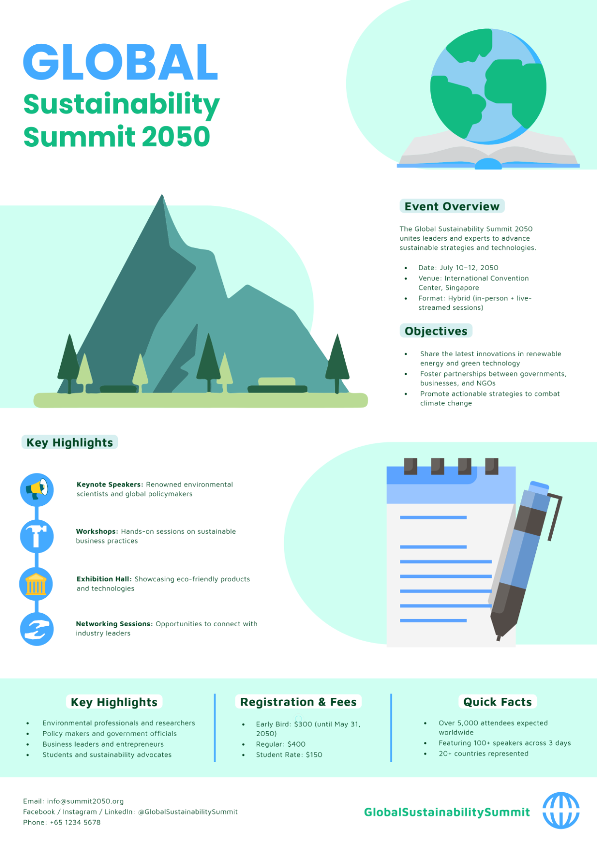 Free Event Fact Sheet Template to Edit Online