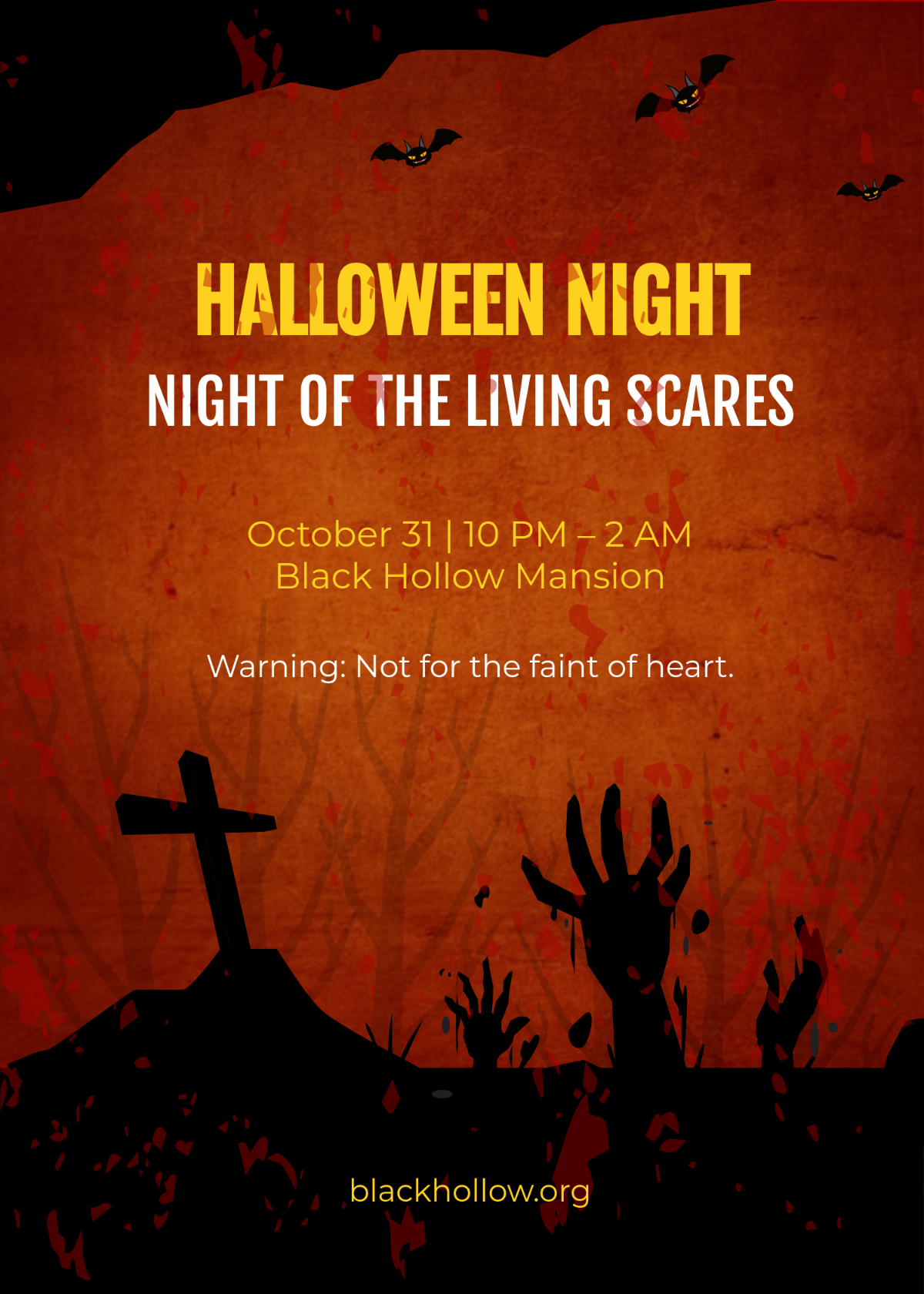 Free Frightening Halloween Template to Edit Online Free Frightening Halloween Template to Edit Online