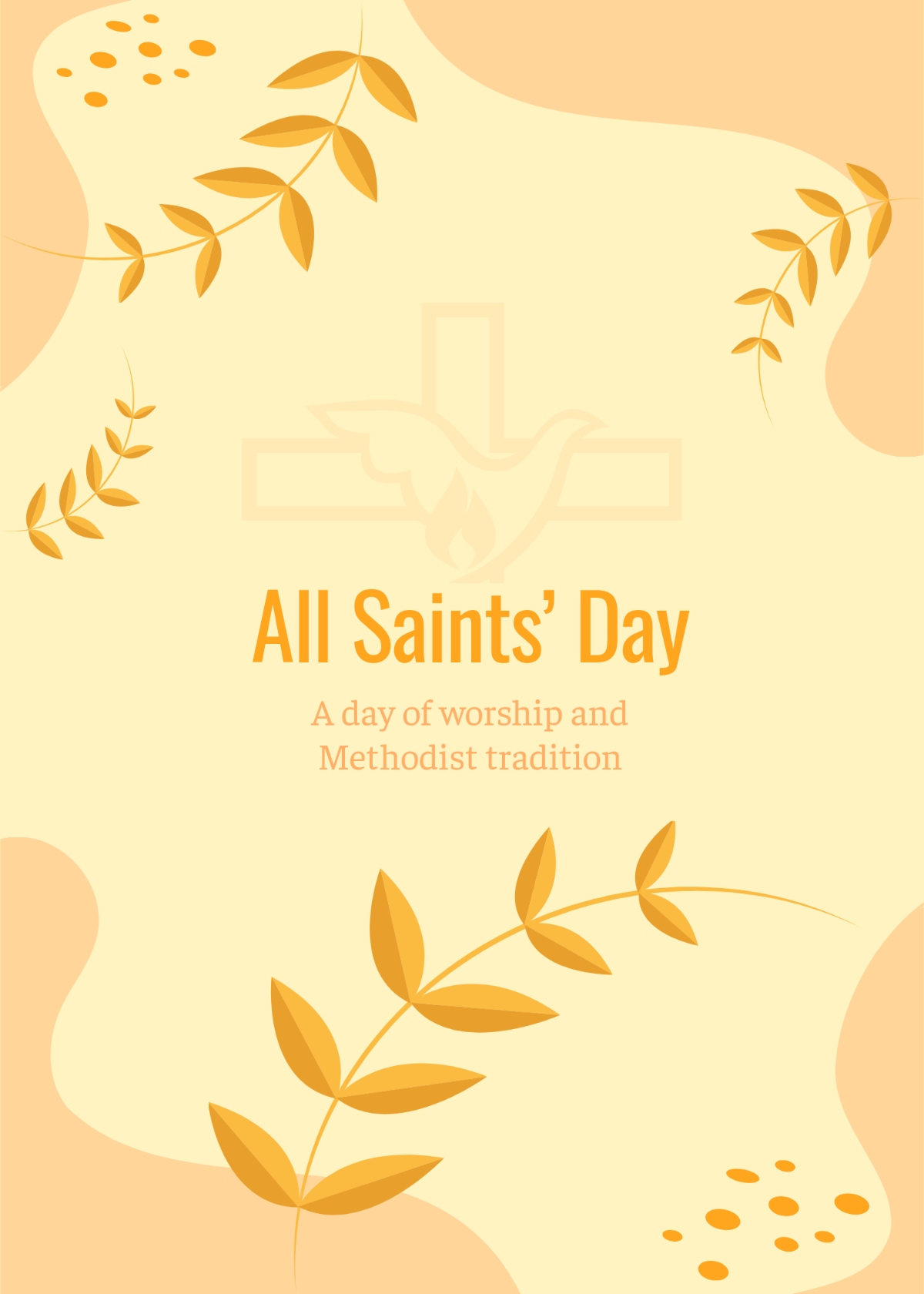 Free Methodist All Saints' Day Template to Edit Online