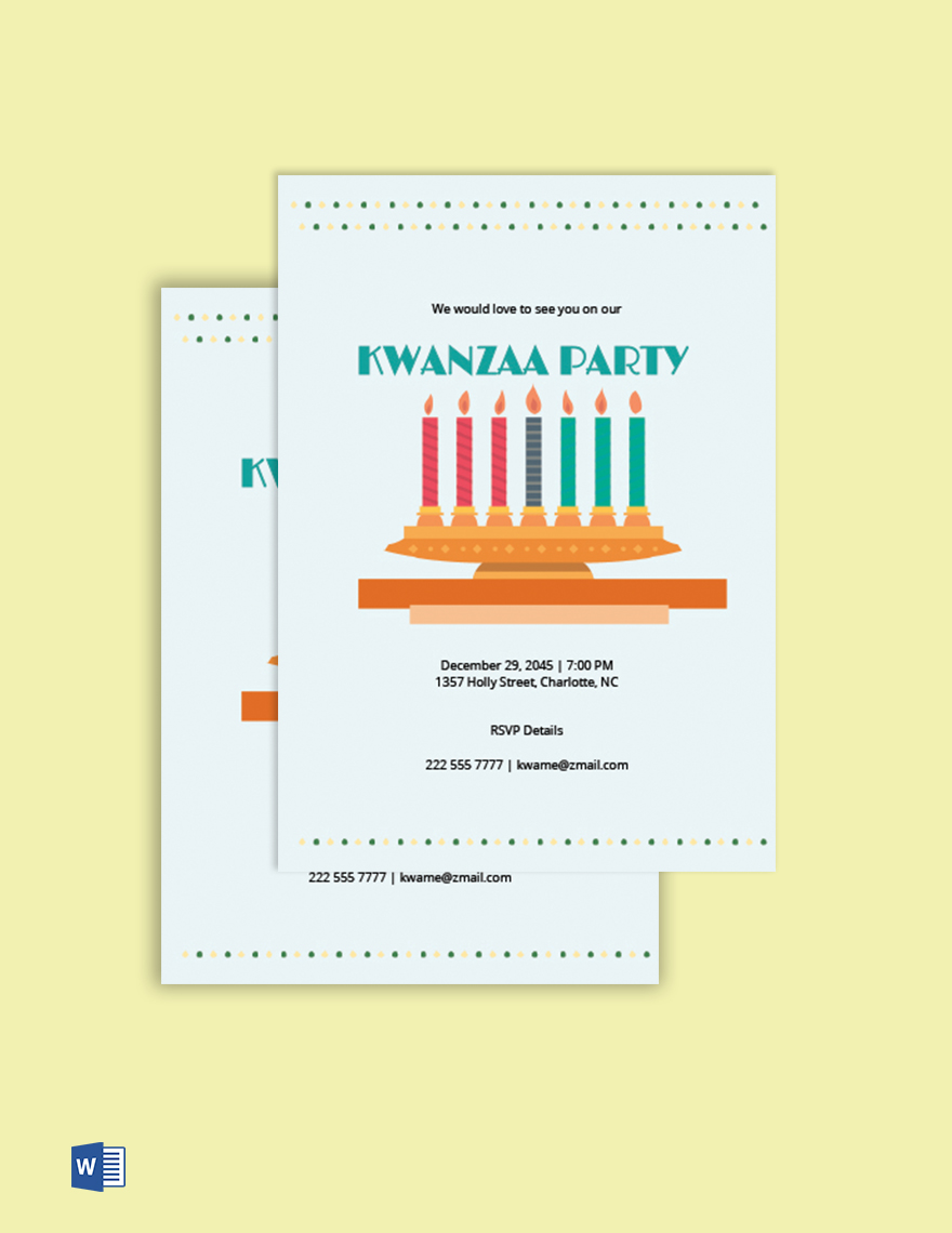 Garden Party Invitation Template - Download in Word, Illustrator, PSD ...