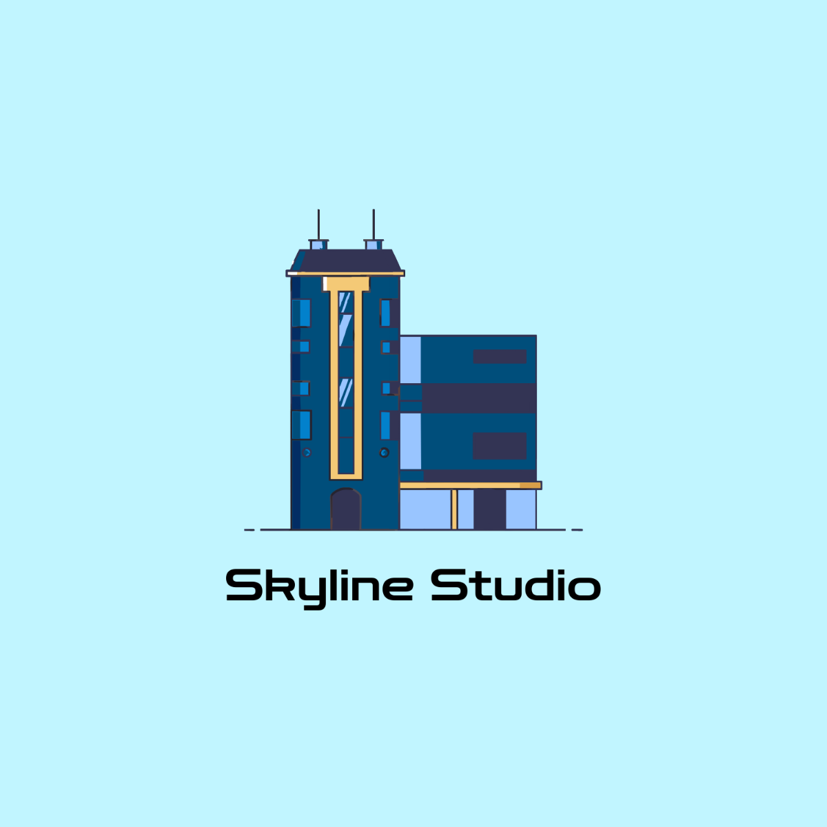 Free Skyline Architecture Logo to Edit Online