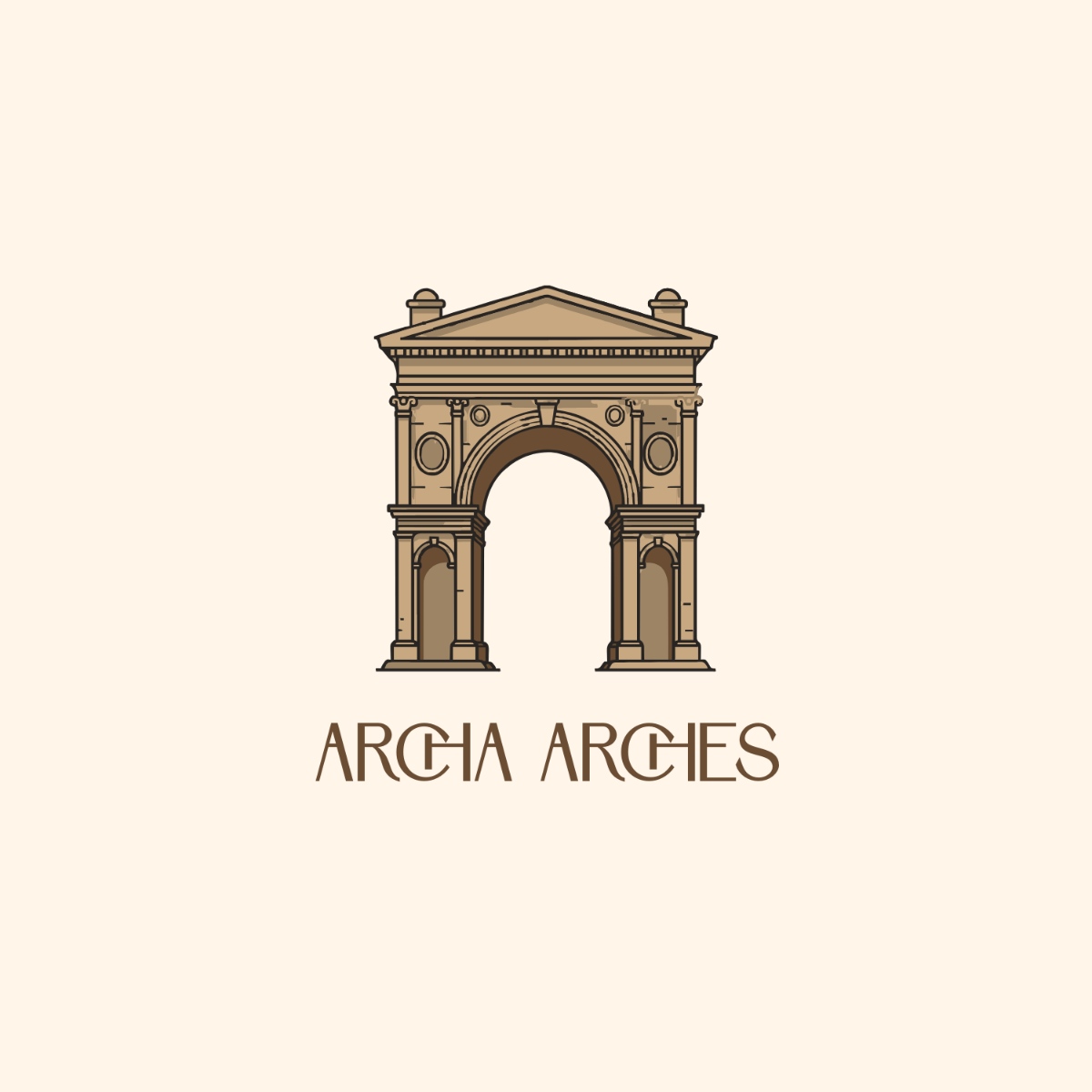 Free Arches Architecture Logo to Edit Online