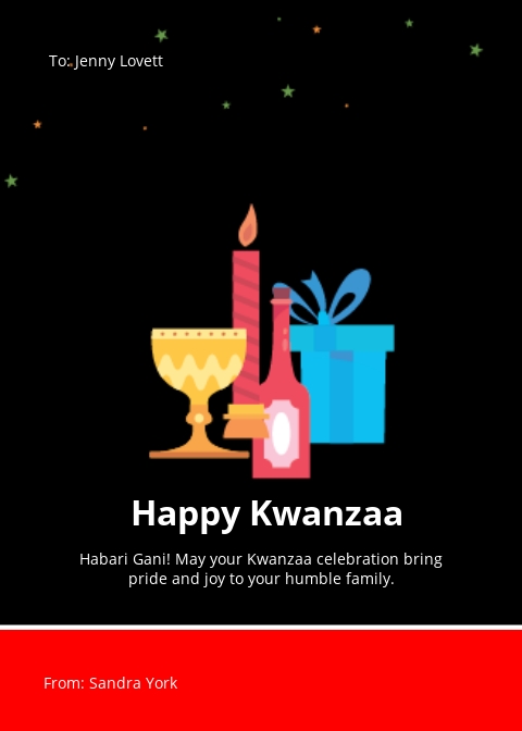 Free Kwanzaa Holiday Card Template - Word, PDF | Template.net