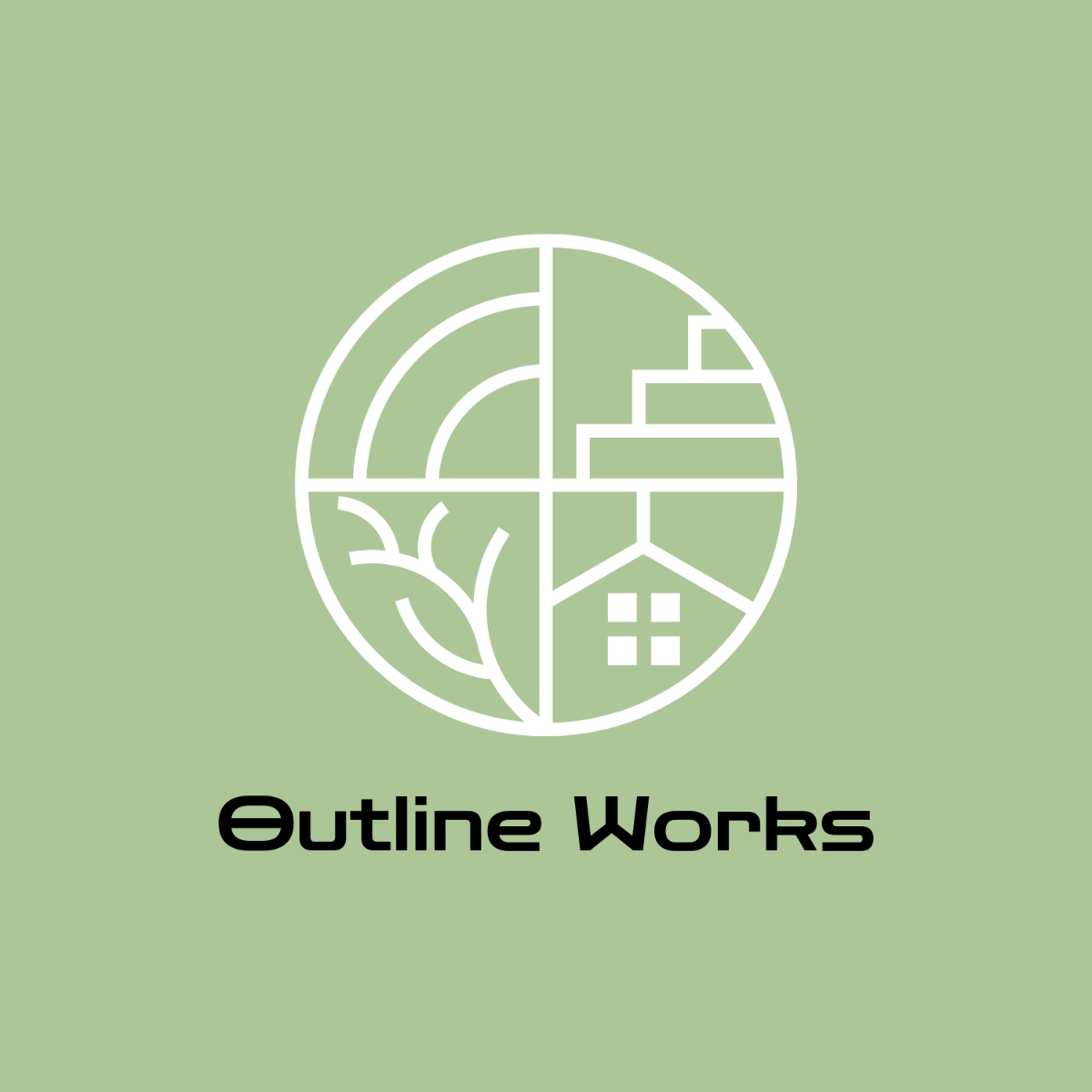 Free Outline Architecture Logo Template to Edit Online