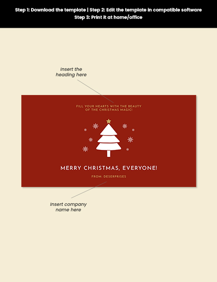 Free Merry christmas facebook post Template to Edit Online