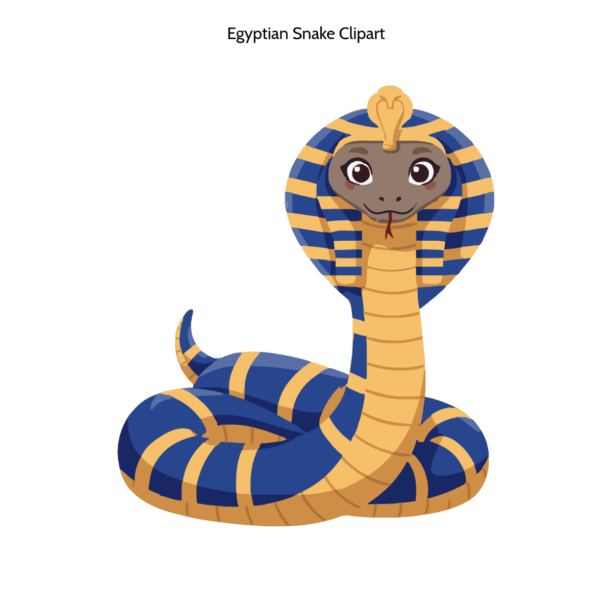 Free Egyptian Snake Clipart to Edit Online
