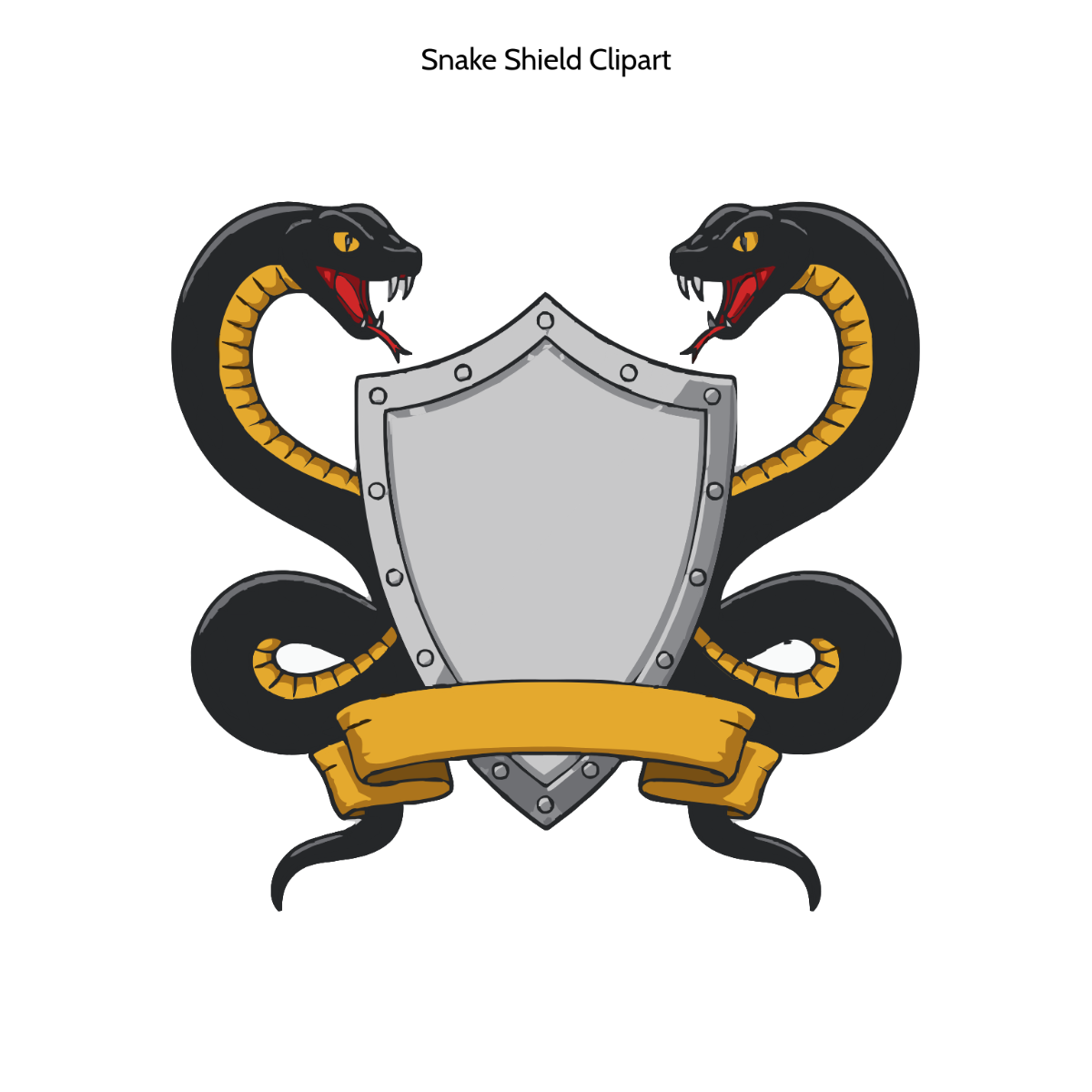 Free Snake Shield Clipart Template to Edit Online Free Snake Shield Clipart Template to Edit Online