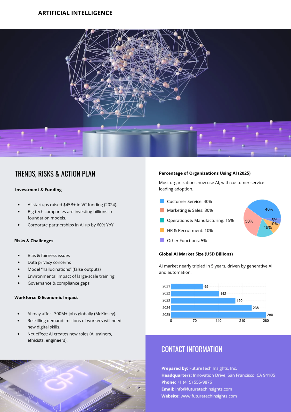 Free Technology Fact Sheet Two Pages Template to Edit Online