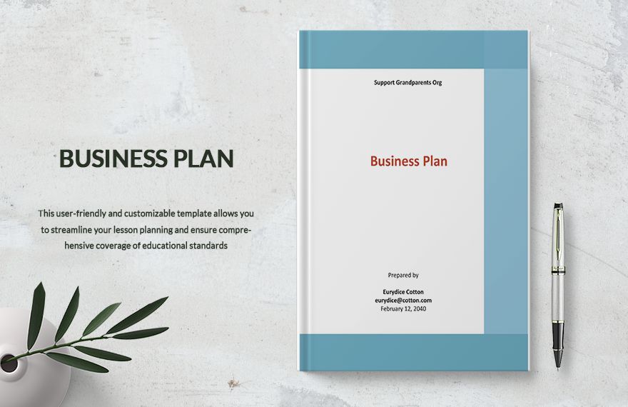 Sample Nonprofit Business Plan Template