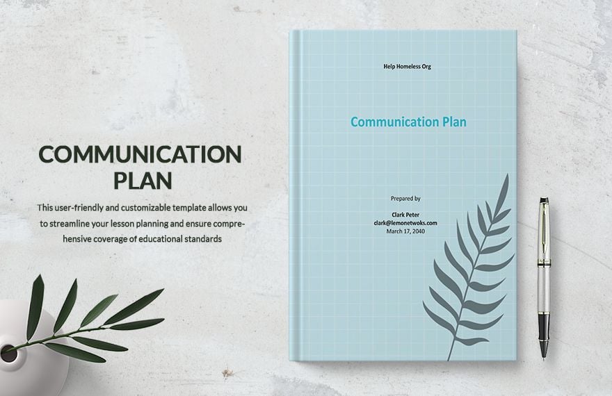 Nonprofit Communications Plan Template