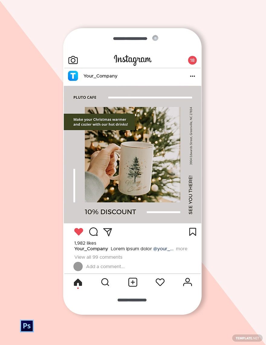 Christmas Instagram Post Template