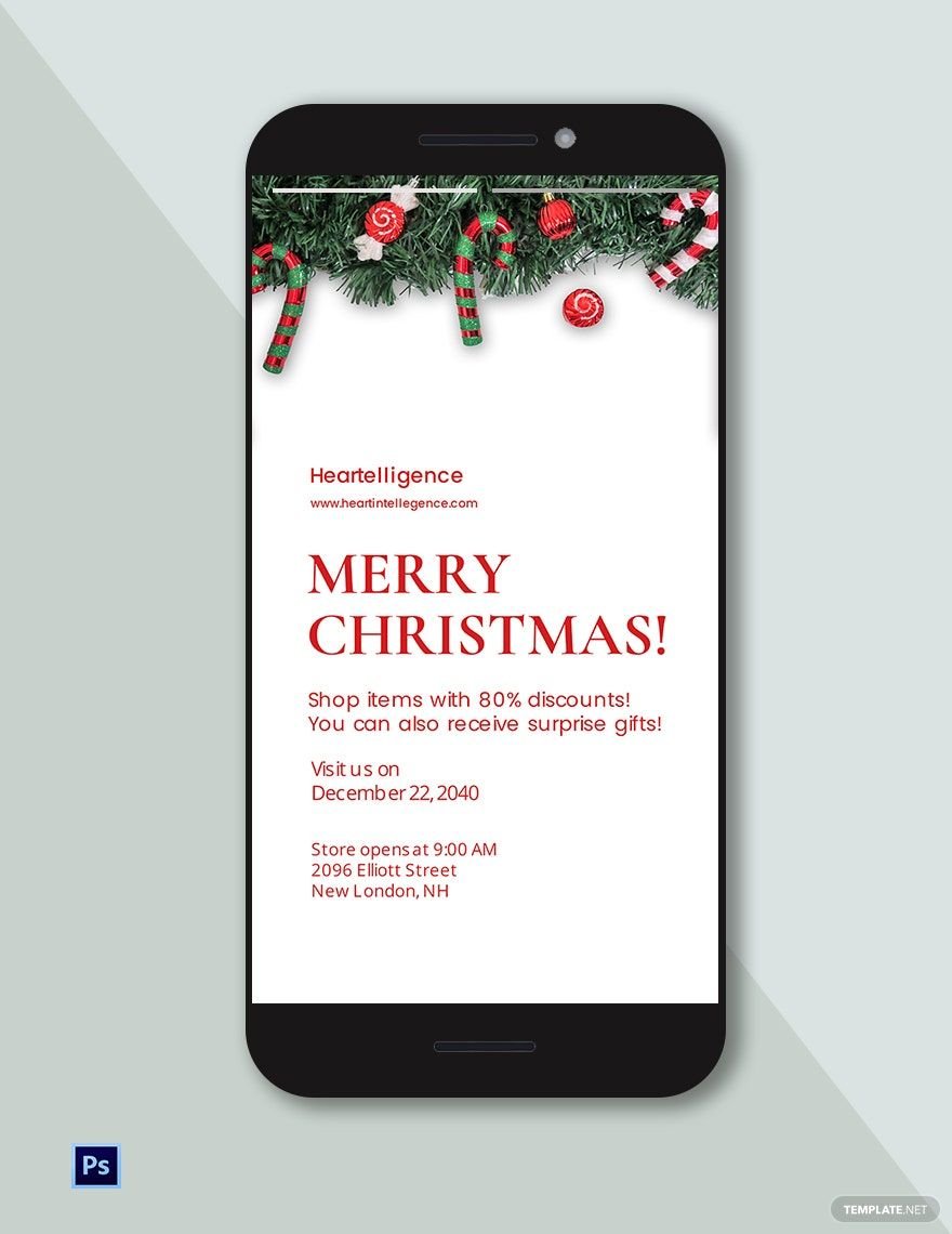 Merry Christmas Instagram Story Template