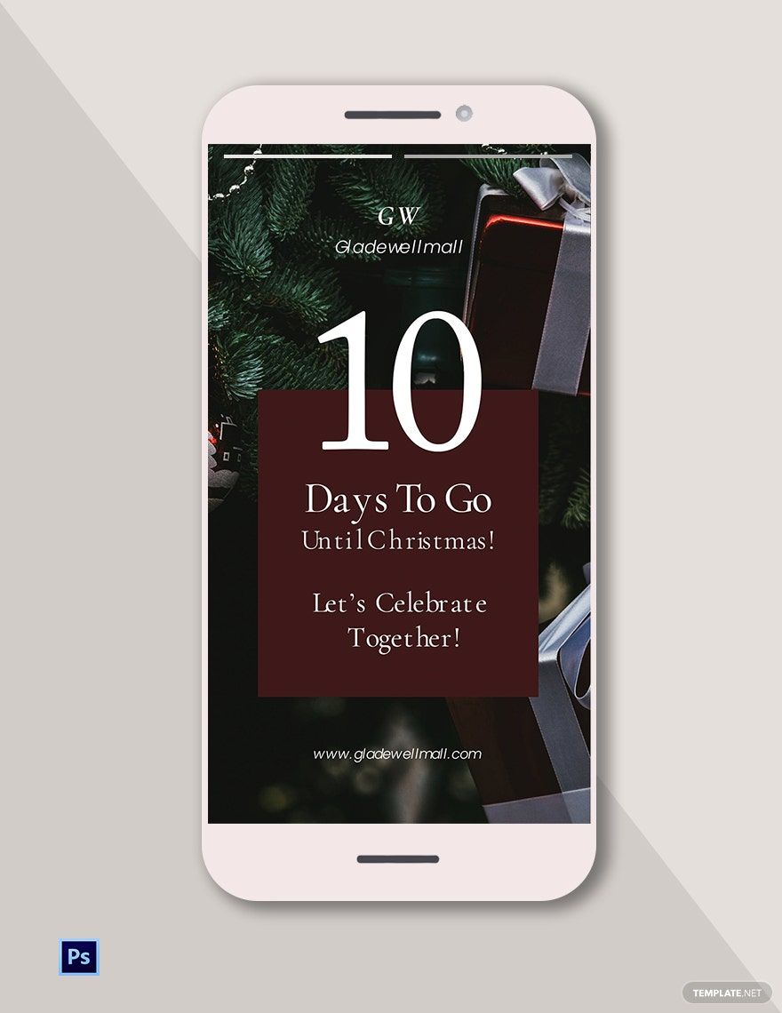 Christmas Countdown Instagram Story Template