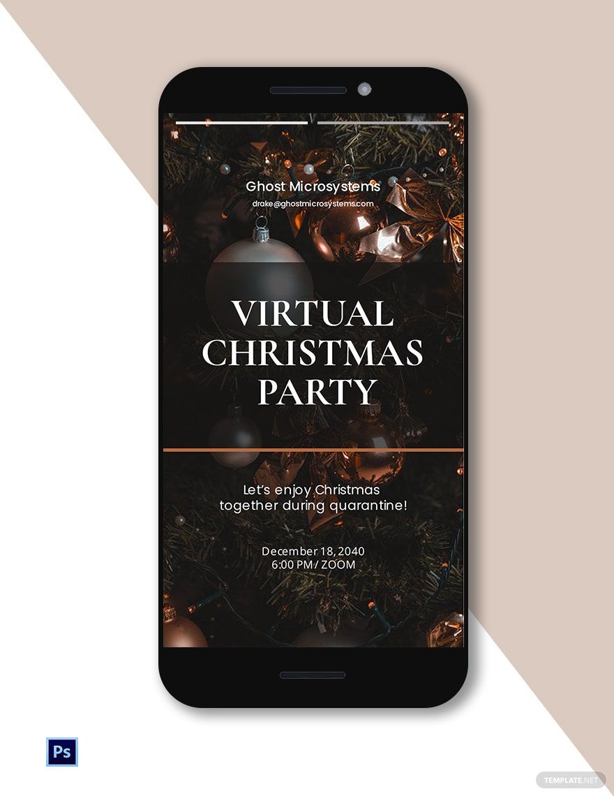 Christmas Party Instagram Story Template