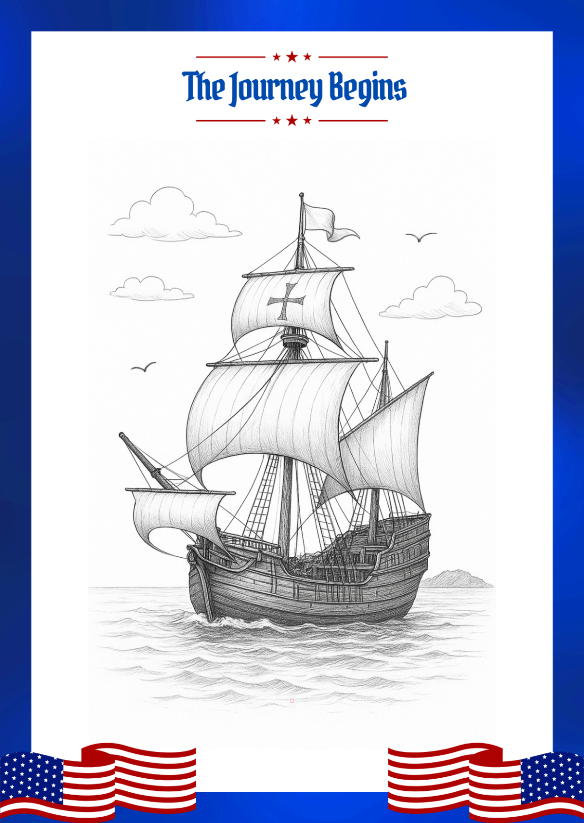 Free Professional Columbus Day Border Template to Edit Online