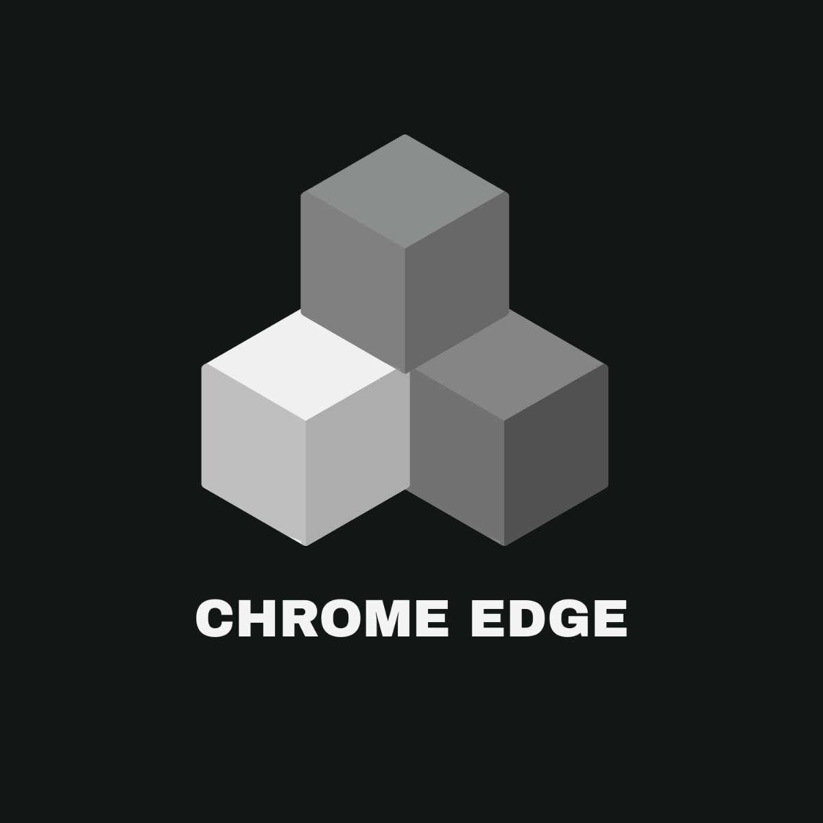 Free Metallic Chrome 3D Logo to Edit Online