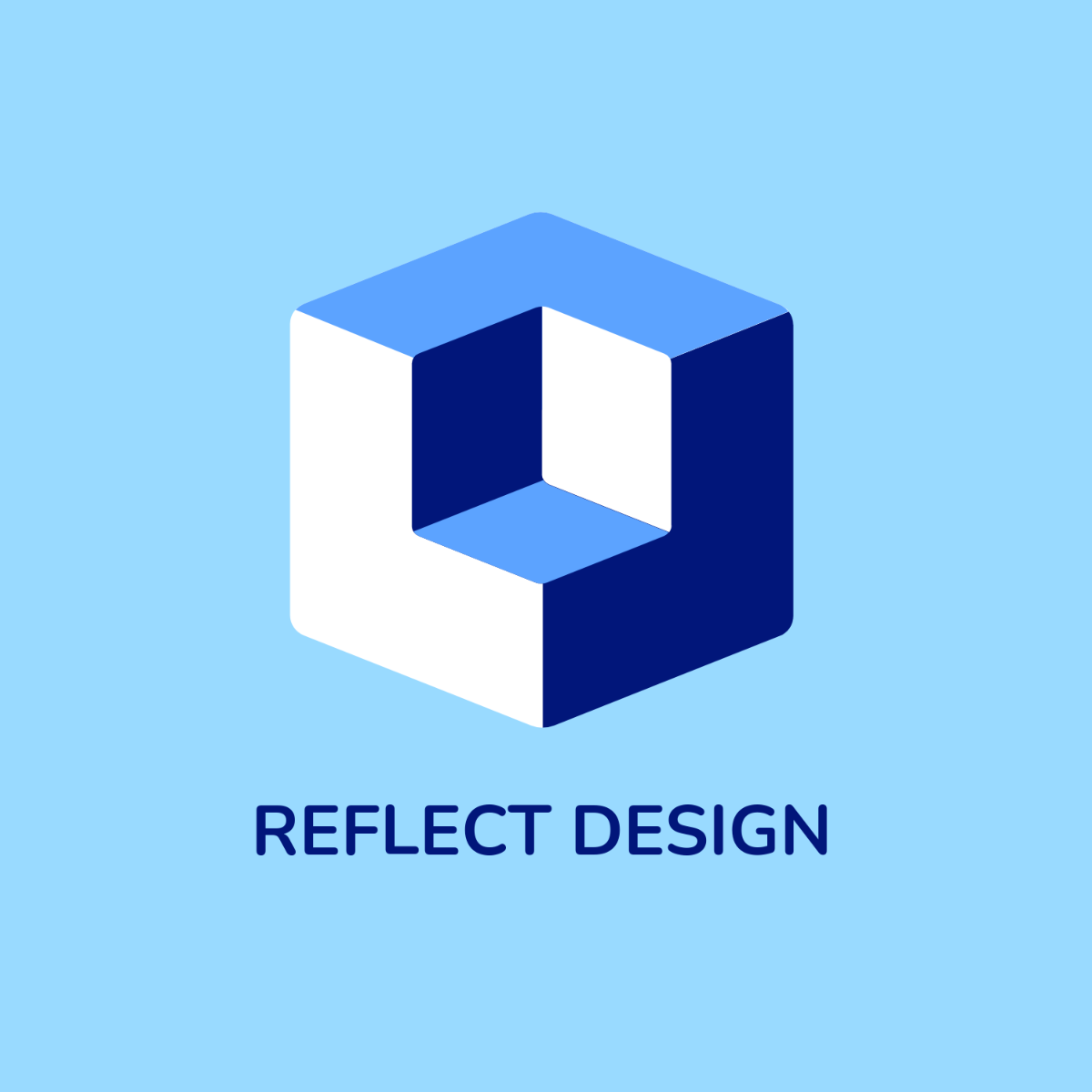 Free Reflected 3D Logo to Edit Online