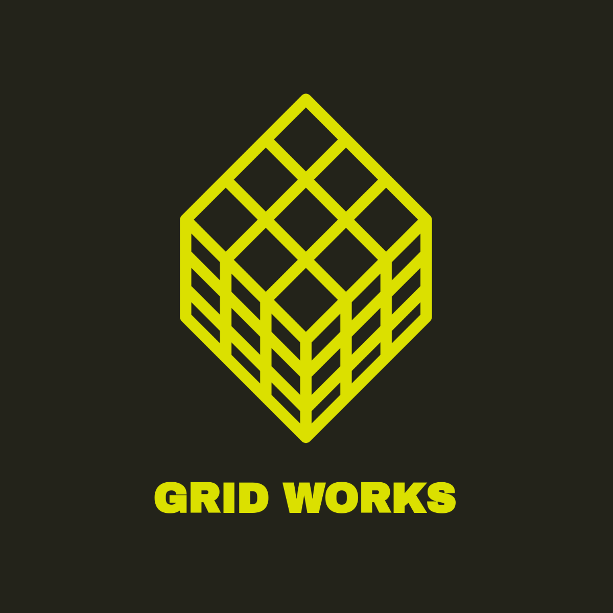 Free Digital Grid 3D Logo to Edit Online