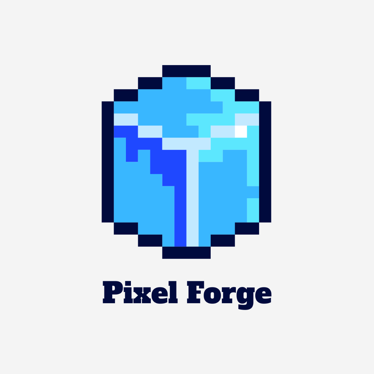 Free Pixelated 3D Logo to Edit Online