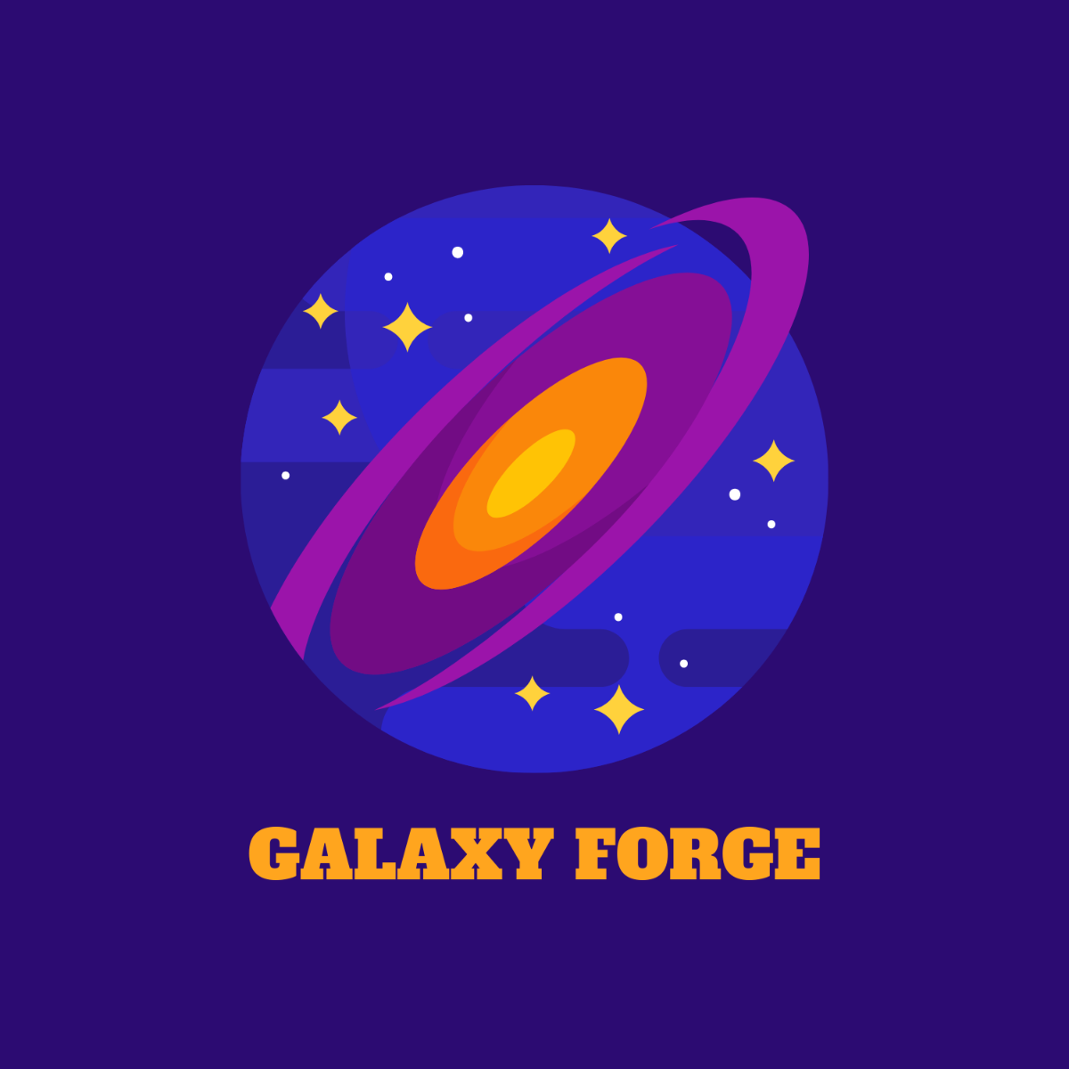 Free Galaxy 3D Logo to Edit Online