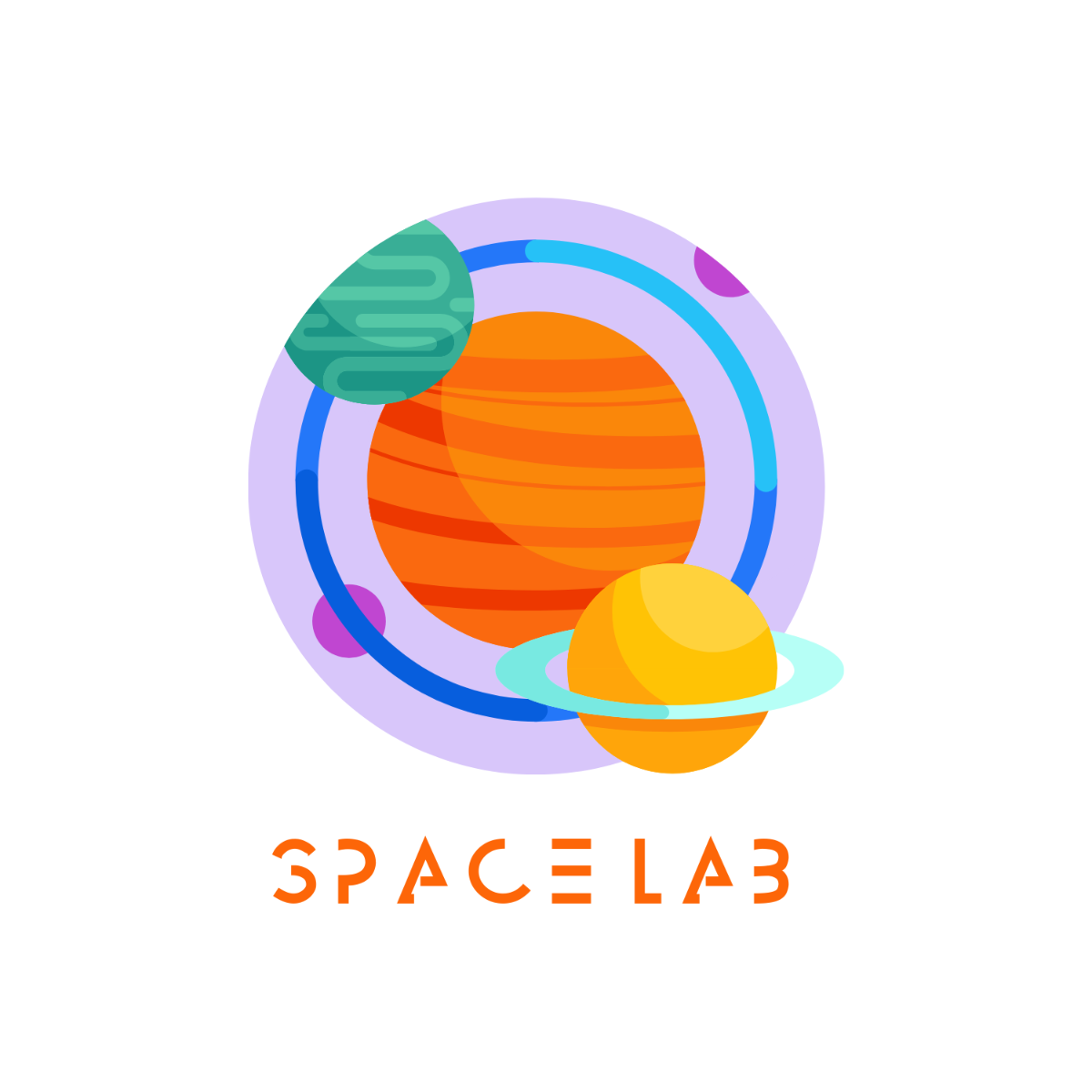 Free Space 3D Logo to Edit Online