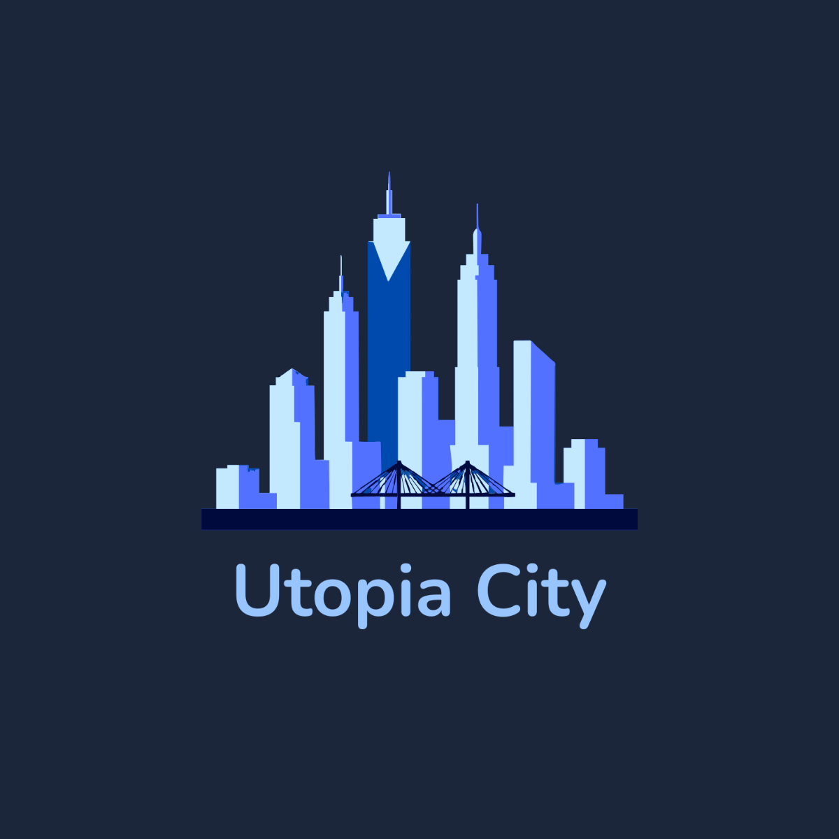 Free City 3D Logo to Edit Online
