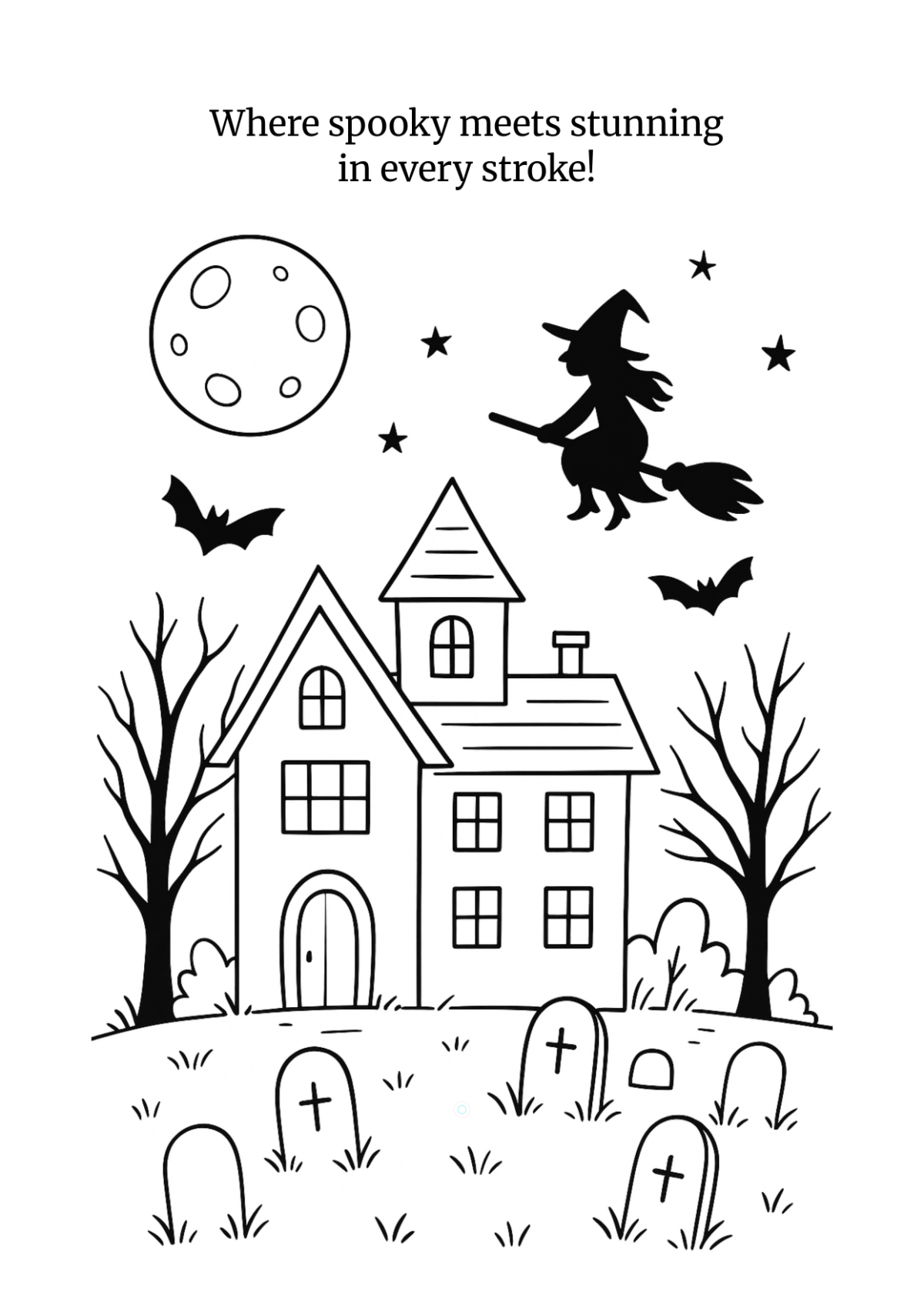 Free Easy Halloween Drawing Template to Edit Online