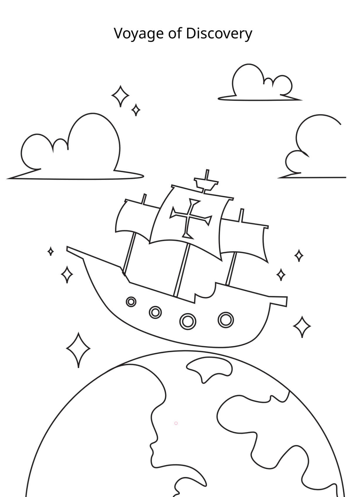Free Preschool Columbus Day Art Projects Template to Edit Online