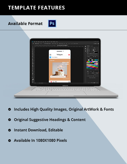 Free New Year's Eve Instagram Post Template to Edit Online