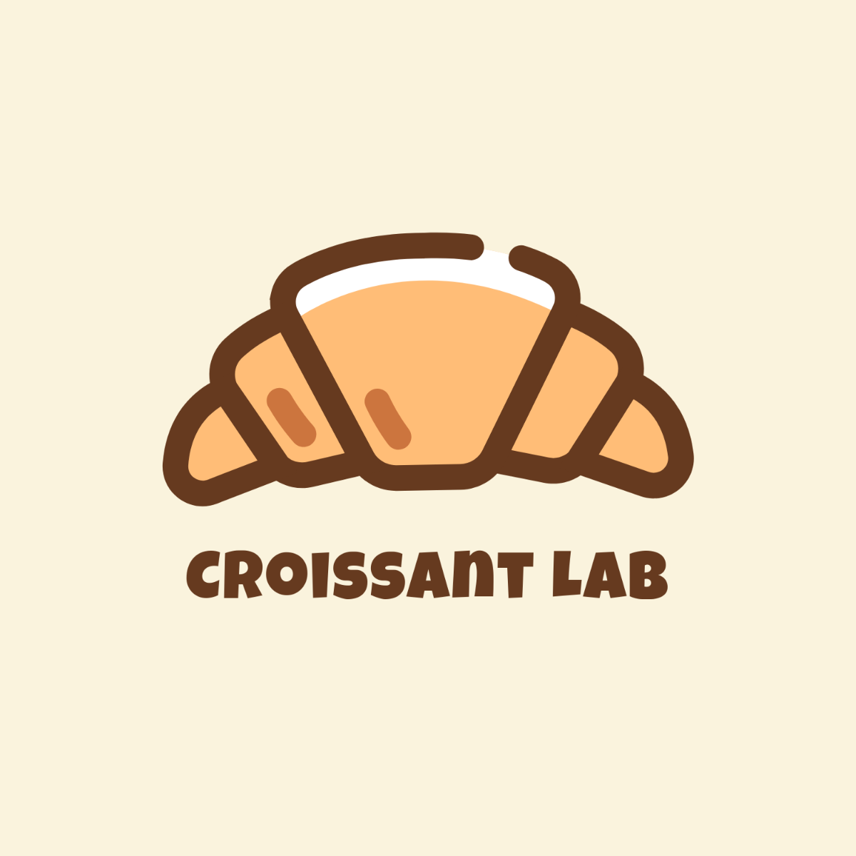 Free Croissant Bakery Logo Template to Edit Online