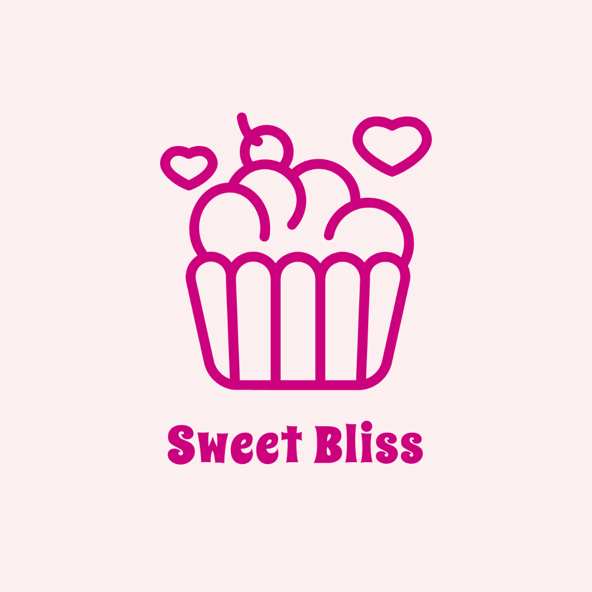 Free Sweet Bliss Logo Template to Edit Online