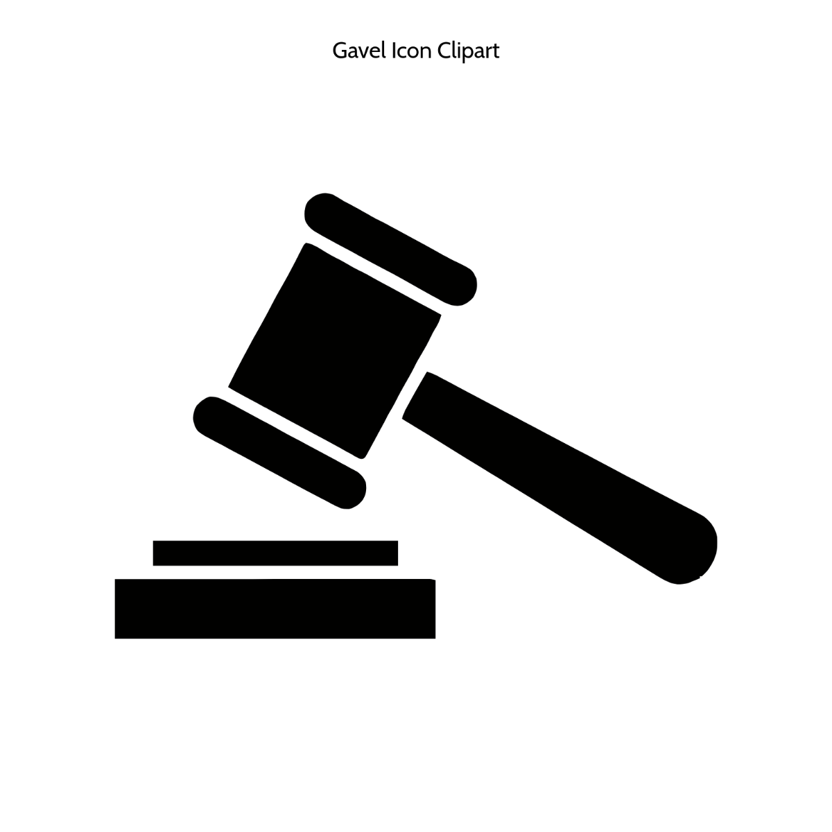Free Gavel Icon Symbol Vector Clipart (PNG, SVG) to Edit Online