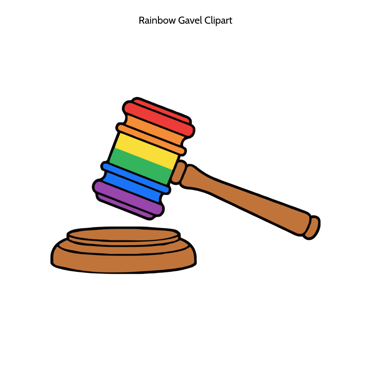 Free Rainbow Gavel Clipart Template to Edit Online Free Rainbow Gavel Clipart Template to Edit Online