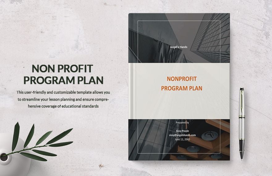Nonprofit Program Plan Template