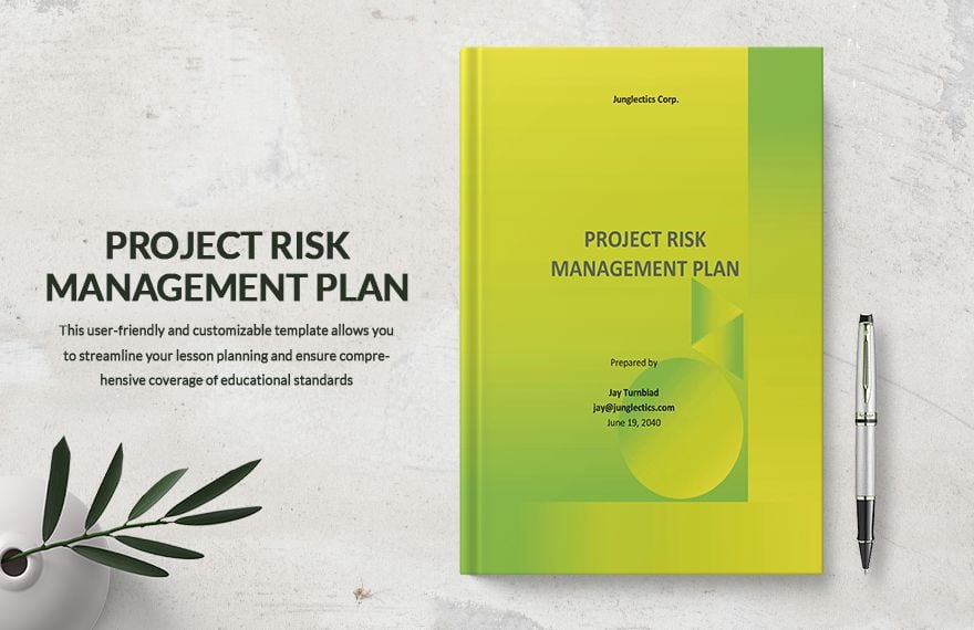 Project Risk Management Plan Template