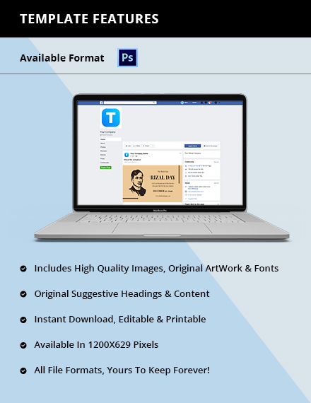 Free Rizal Day Facebook Post Template to Edit Online