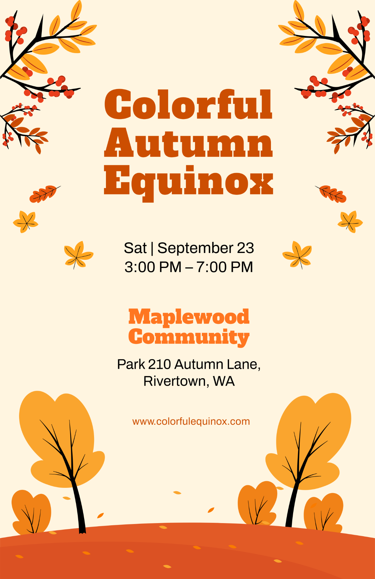 Colorful Autumn Equinox 