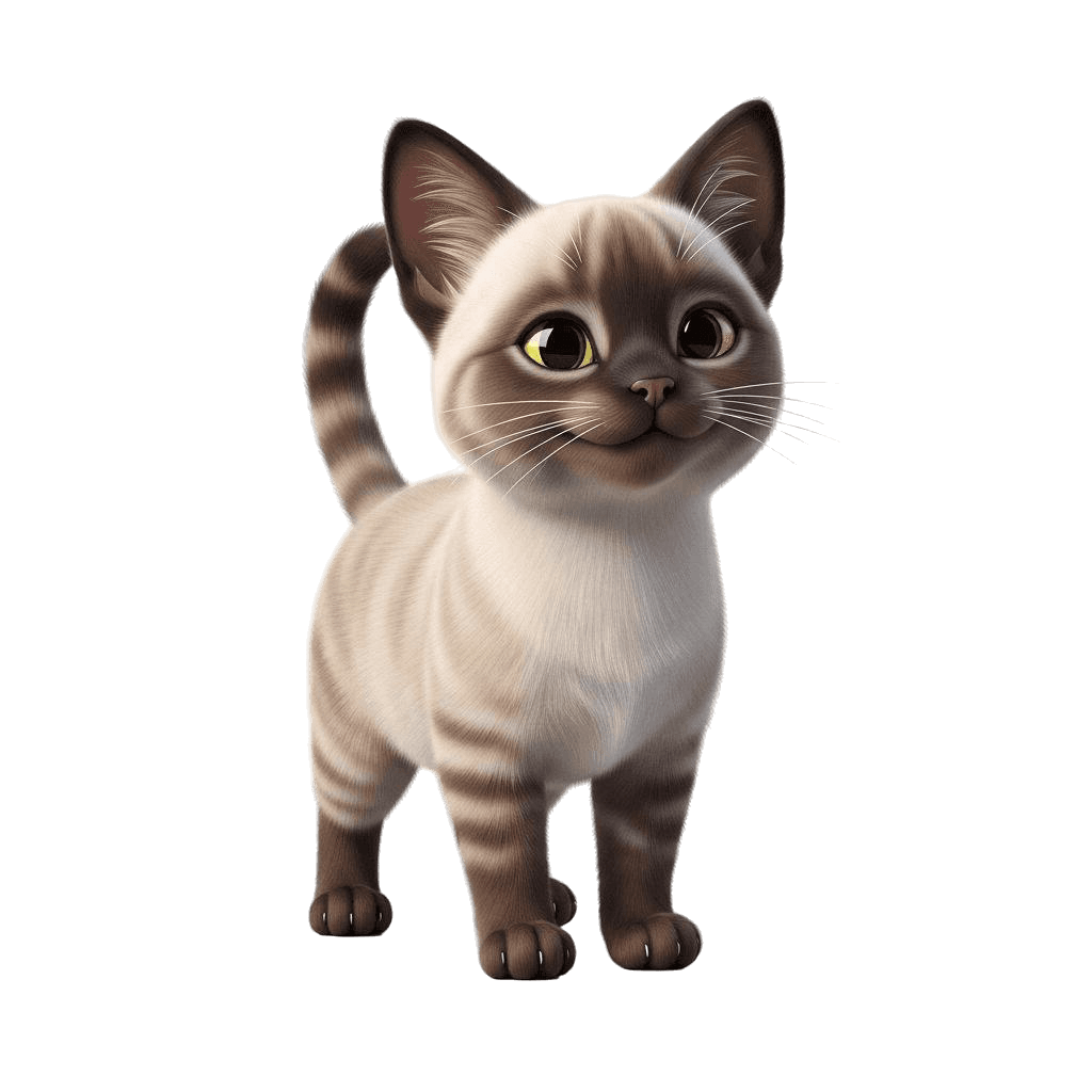 Free Aegean 3d Watercolor Cat Clipart Template to Edit Online