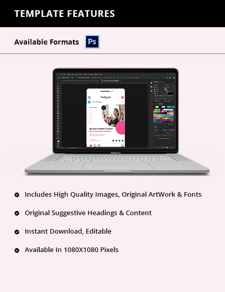 Free New Year Resolution Instagram Post Template to Edit Online