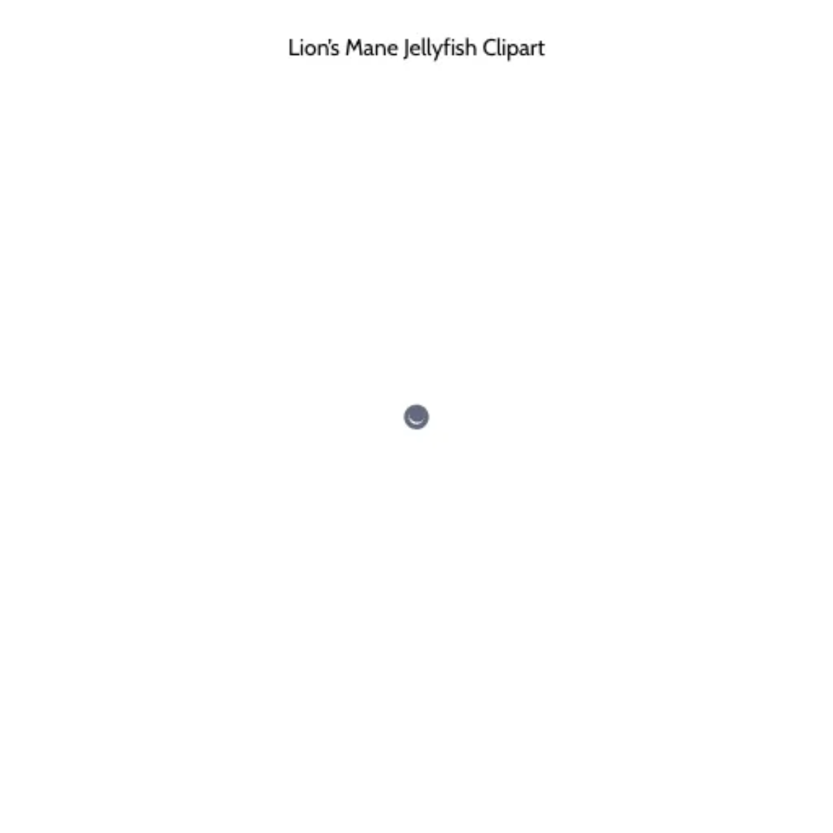 Free Lion’s Mane Jellyfish Clipart Template to Edit Online